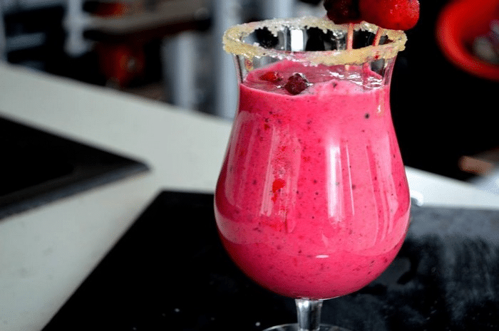 Smoothie Ultra Facile Aux Framboise et Myrthilles