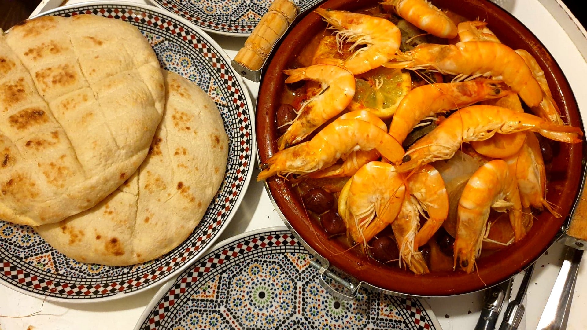 Tajine Marocain De Poisson Et Crevettes Tres Savoureux Tastygourmandise